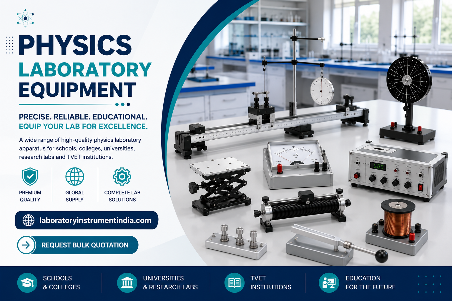 Physics Laboratory Equipment for Egypt