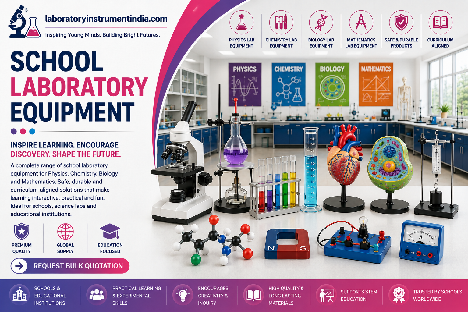 School Laboratory Equipment for Cyprus