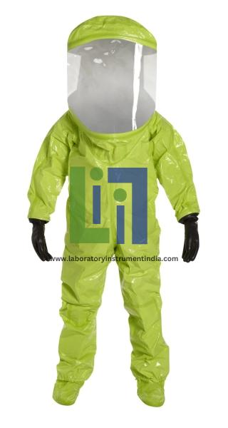 10000 Encapsulated Level A Suit with Viton Outer Gloves