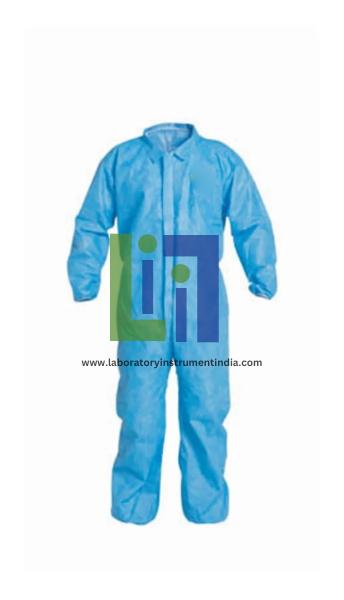 10 Coveralls with Elastic Wrists and Ankles