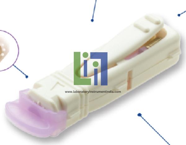 Lancet, safety, 2.0 mm, disp, BOX/100