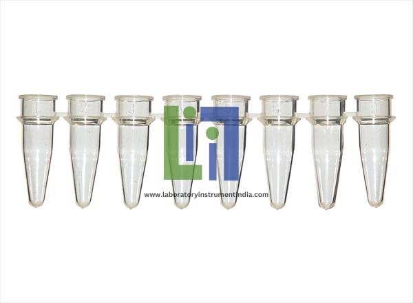 PCR tubes,0.2ml,8-strip format,BOX-125