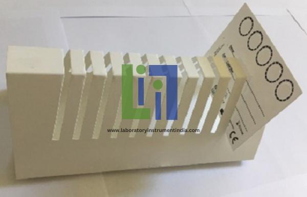 Rack, drying DBS cards, 10 positions