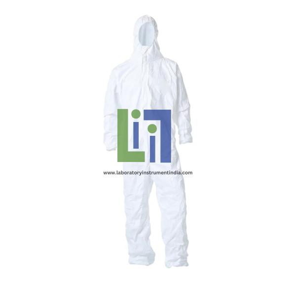 400 Comfort Fit Design Disposable Coverall with Respirator Fit Hood, Elastic Wrists and Ankles