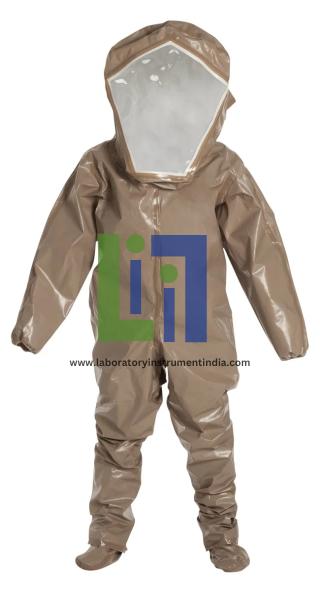 Encapsulated Level B Suit, Expanded Back