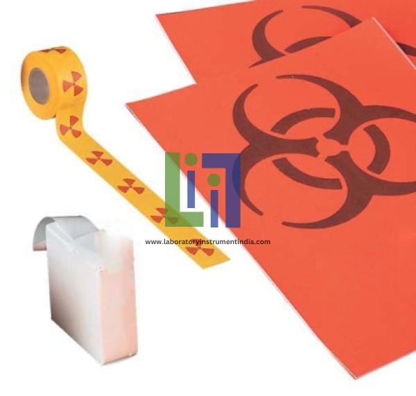 Label,biohazard,adhesive2.5x2.5roll/1000