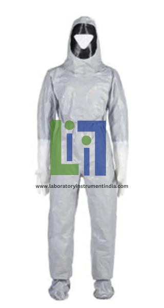 Hooded Coverall with Rubber Face Seal