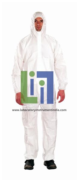 68-1800 White Coveralls with Hood and Boots