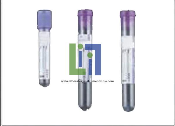 Tube, vacuum, EDTA, 2 ml, box/100