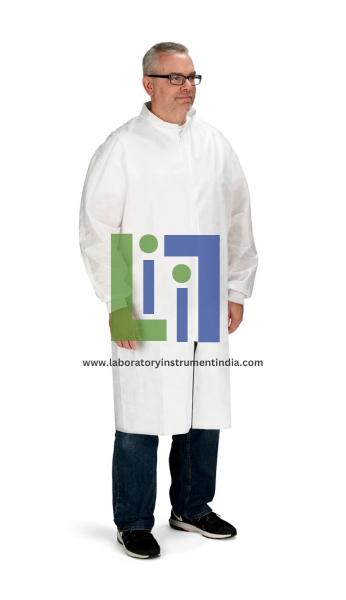 A8 Zippered Lab Coat