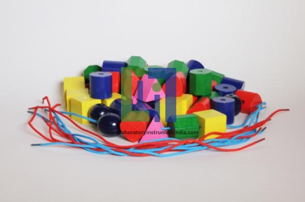 Beads,wood,col,/BOX-50