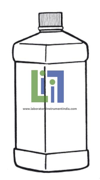 Bottle,plastic,1L,w/screw cap