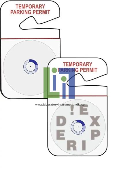 Brady Self-Expiring Parking Permit