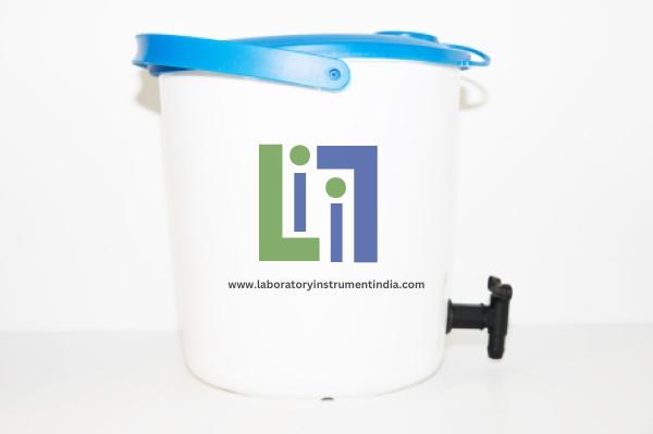 Bucket,HDPE,with lid and tap,14 l