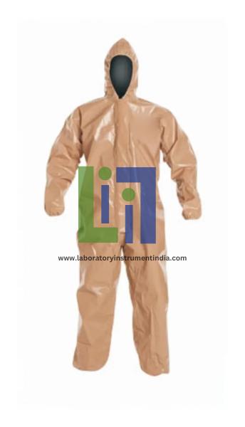 Coverall with Standard Fit Hood, Elastic Wrist and Ankles