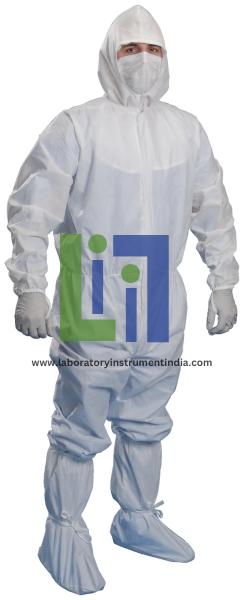 Clean Processed Cleanroom Coveralls, Individually Packaged