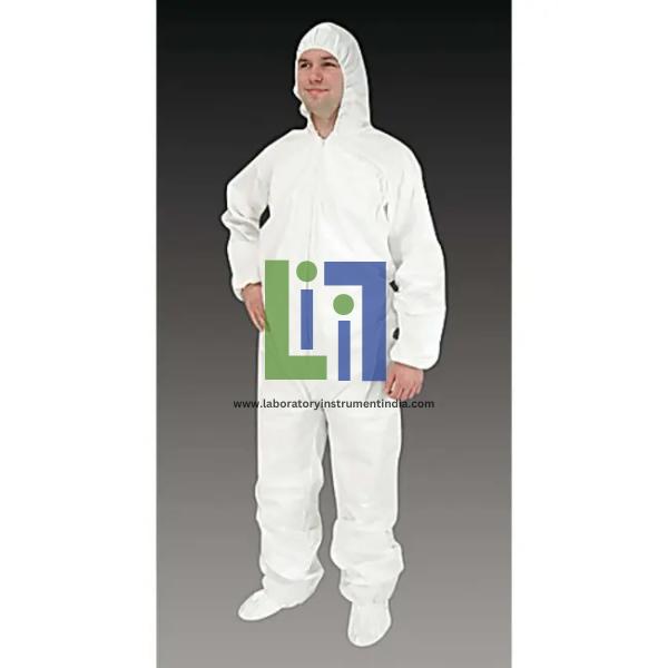 Coveralls with Hood and Attached Sure Grip Boot