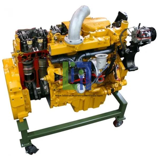 Cutaway Diesel Engine