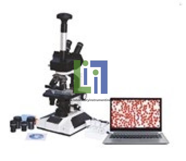 Digital Microscope with Min.5MP, Camera, LCD Monitor and Software