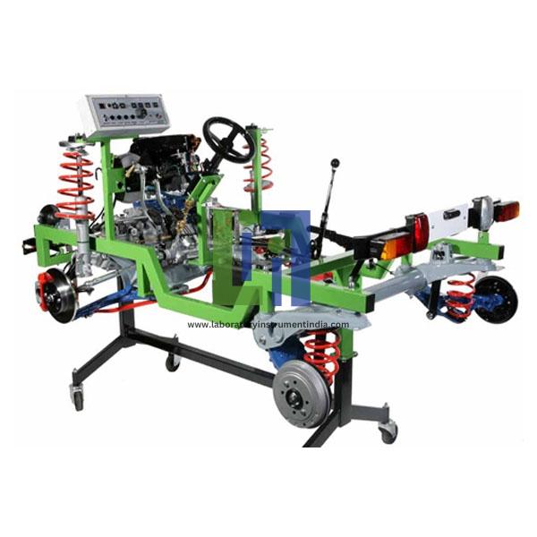 FWD Chassis With Multipoint EFI Petrol Engine Cutaway