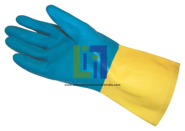 Flock-Lined Neoprene/Latex Double-Dipped Gloves