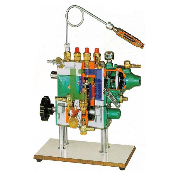 Four In Line Cylinders Injection Pump With Pneumatic Speed Governor Cutaway