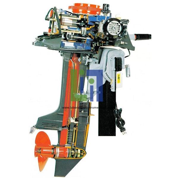 Four Stroke Marine Outboard Engine Cutaway