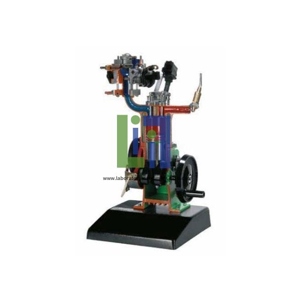 Four Stroke Mono Jetronic Electronic Fuel Injection Petrol Engine Model Cutaway