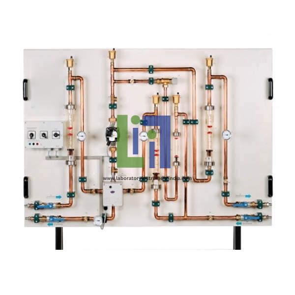 Four Way Mixing Valve Training Panel Unit