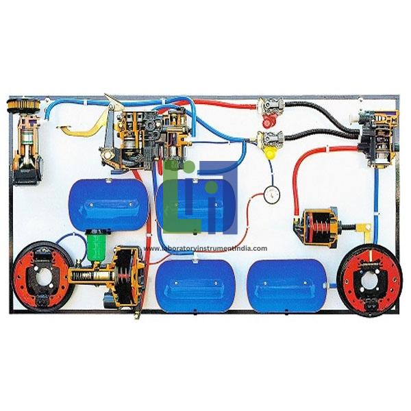 HGV Hydropneumatic Braking System Cutaway