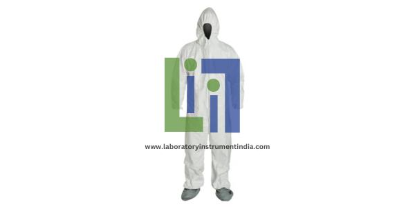 Hooded Coverall with Skid-resistant Boots