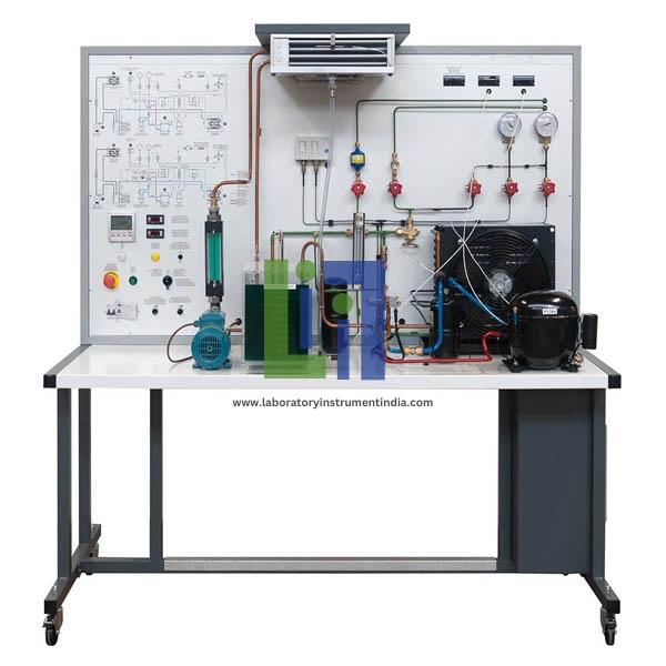 Industrial Air Conditioning Pilot Plant With Heat Pump And SCADA