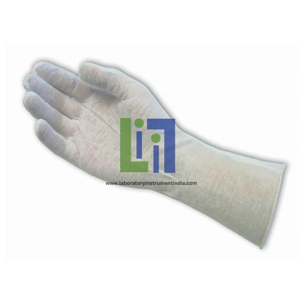 Lightweight Elbow-Length Cotton Lisle Inspection Gloves