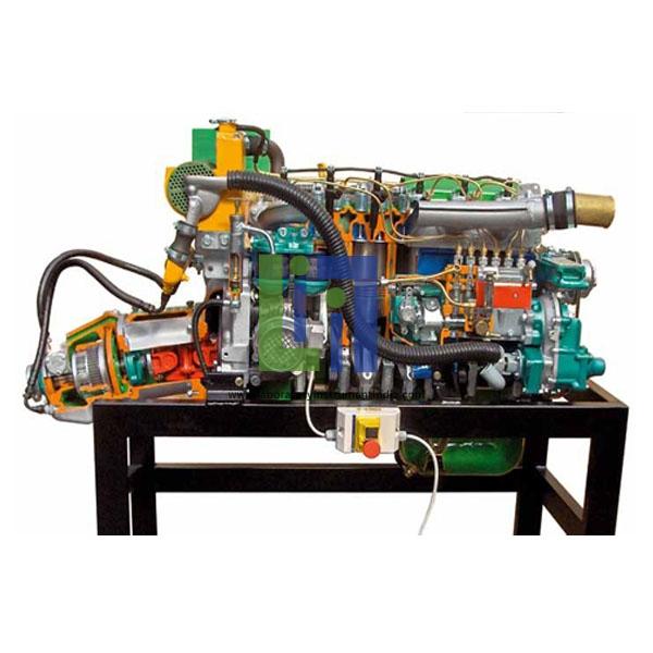 Marine Inboard Diesel Engine With Inverter Cutaway
