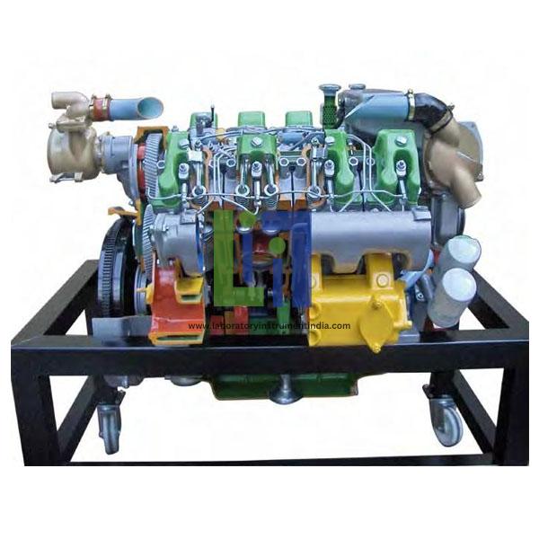 Marine Inboard Diesel Engine Without Inverter Cutaway