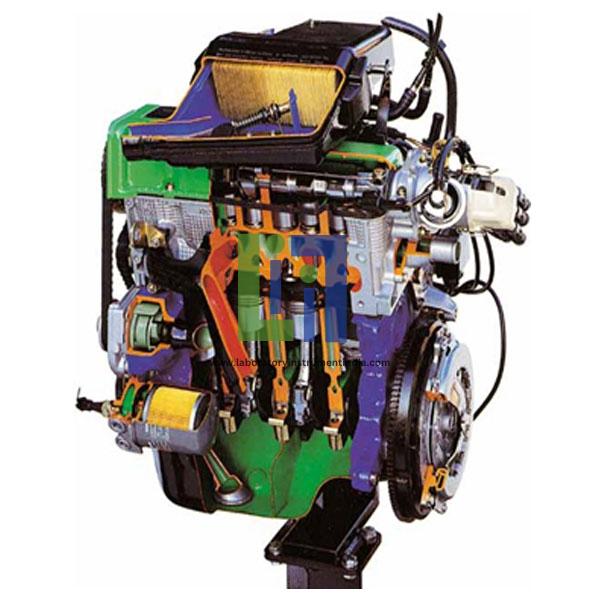 Monojetronic Electronic Fuel Injection Petrol Engine Cutaway