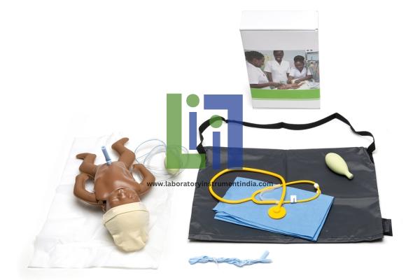 Newborn basic care trainer, dark