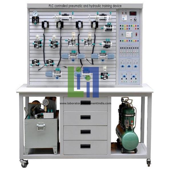 PLC Controlled Pneumatic And Hydraulic Training Device