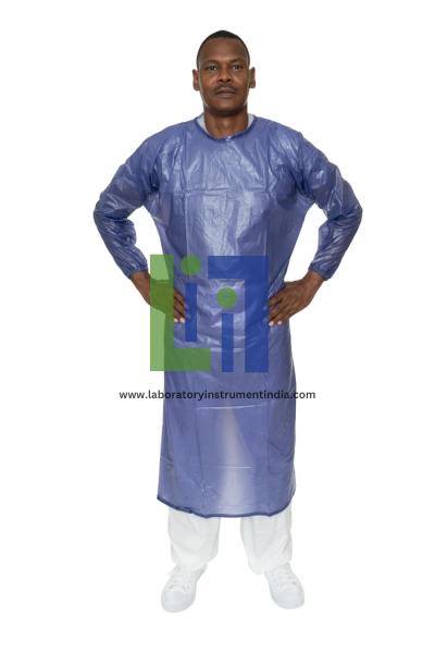 PVC Cleanroom Chemical Aprons with Long Sleeves