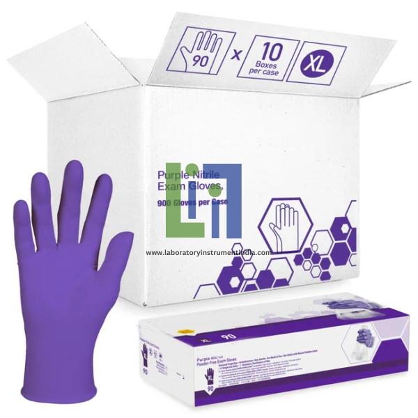 Professional Purple Nitrile Gloves