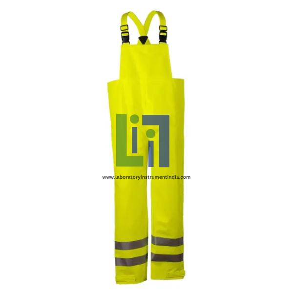 Rainwear Bib Pants Polyurethane Coated FR Weft