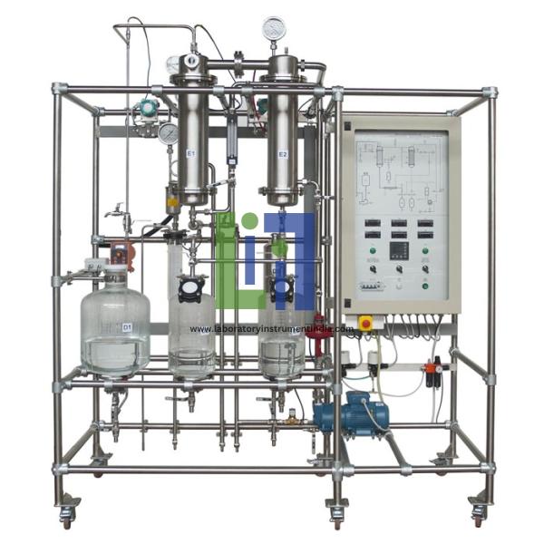 Single Effect Falling Film Evaporation Pilot Plant