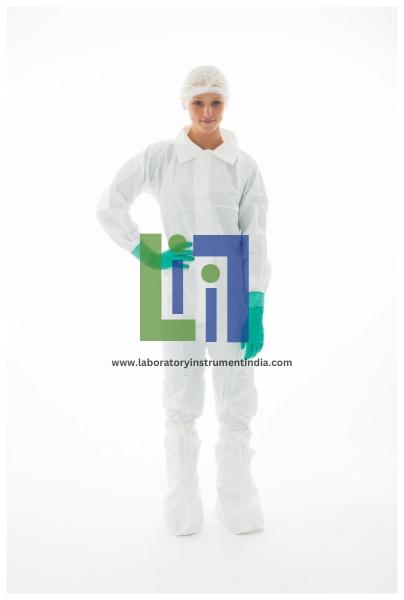 Sterile Coveralls with Collar and Thumb Loop