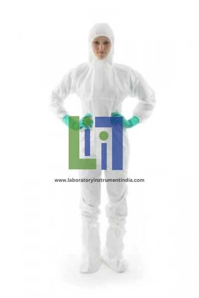 Sterile Coveralls with Hood and Thumb Loops