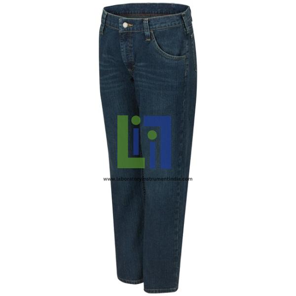 Straight Fit Jean with Stretch Length: 34 in.
