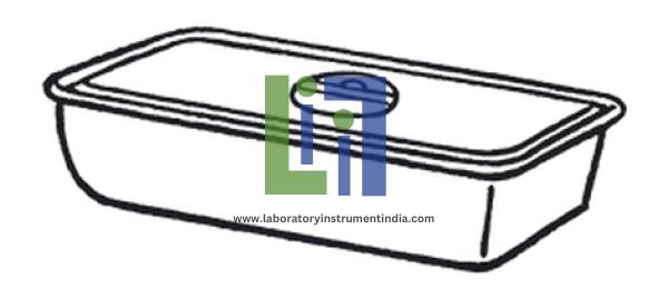 Tray,instr,ss,310x195x60mm,w/cover