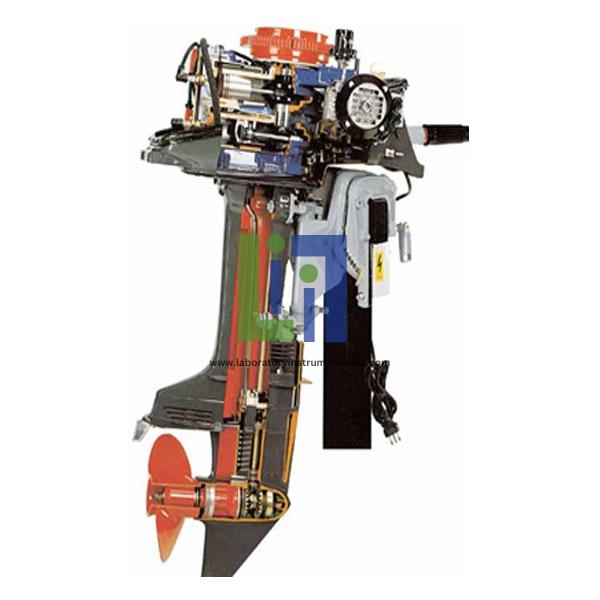 Two Stroke Marine Outboard Engine Cutaway