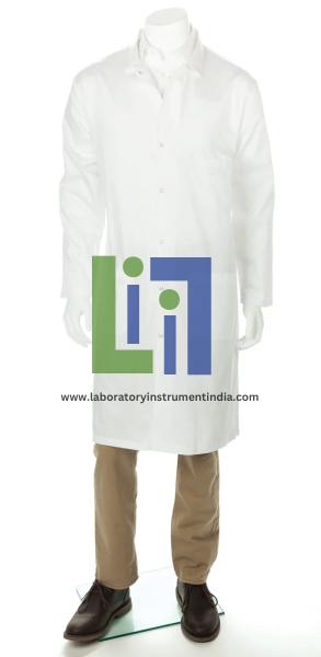 Unisex Lab Coats With Knit Cuffs