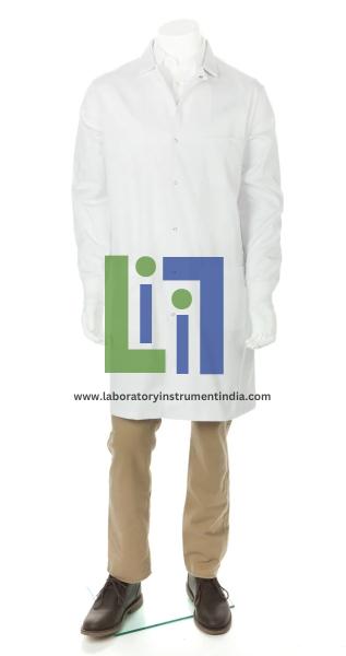 Unisex Lab Coats with Knit Cuffs