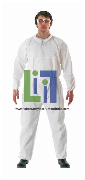 White Coveralls with Collar